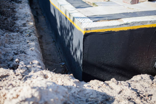 Residential Exterior Waterproofing installation at a Arcola, VA home by SJ Waterproofing Pros